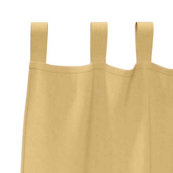vidaXL Verdunkelungs-Vorhänge mit Ringen 2 pcs Beige 140 x 140 cm