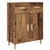 vidaXL Highboard Altholz 69,5 x 32,5 x 180 cm Holzwerkstoff
