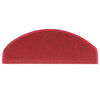 vidaXL Stufenmatten 15 Stk. 65x24x4 cm Rot Halbrund Gro&szlig;