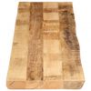 vidaXL Tischplatte mit Baumkante 180x40x3,8 cm Raues Mango Massivholz