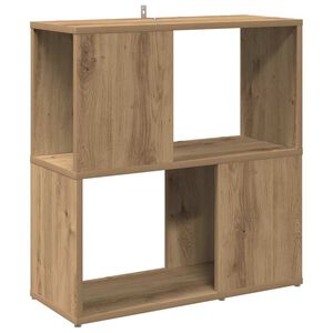 vidaXL B&uuml;cherschrank Artisan-Eiche 60x24x63 cm Holzwerkstoff