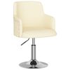 vidaXL Esszimmerst&uuml;hle 2 Stk. Creme Stoff