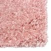 vidaXL Shaggy-Teppich Hochflor Rosa 80x150 cm 50 mm