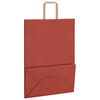 vidaXL Papiertragetaschen 50 Stk. mit Henkeln Rot 32x17x44 cm