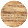 vidaXL Tischplatte Massivholz Mango Rund 15-16 mm 60 cm
