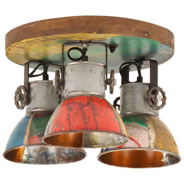 vidaXL Deckenleuchte Industrie-Stil 25 W Mehrfarbig 42x25 cm E27