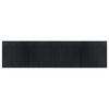 vidaXL Teppich Rechteckig Schwarz 100x400 cm Bambus