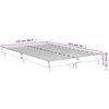 vidaXL Bettgestell ohne Matratze Sonoma-Eiche 120x190 cm Holzwerkstoff