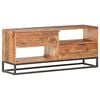 vidaXL TV-Schrank 120x30x50 cm Raues Akazienholz