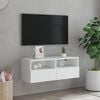 vidaXL TV-Wandschrank Wei&szlig; 80x30x30 cm Holzwerkstoff