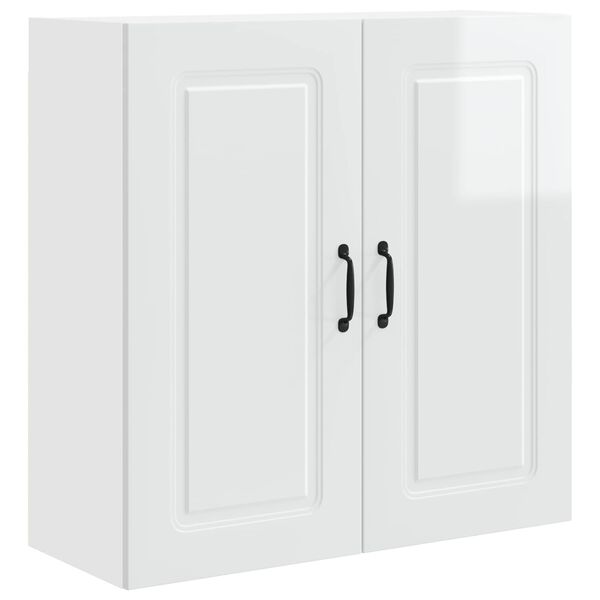 vidaXL K&uuml;chenschrank Kalmar Hochglanz Wei&szlig; 80 x 31 x 80 cm