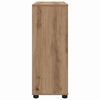 vidaXL Aufbewahrungsschrank Artisan-Eiche 80 x 31 x 81 cm