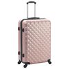 vidaXL Hartschalen-Trolley-Set 3 Stk. Roségold ABS