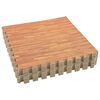 vidaXL Pool Bodenschutzmatte 12 stk. Holz 4,32 ㎡ EVA-Schaum