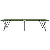 vidaXL Klapp Schlafbett f&uuml;rs Camping 2 pcs Gr&uuml;n 206 x 76 x 74 cm