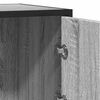 vidaXL Sideboard Grau Sonoma 68x35x76 cm Holzwerkstoff