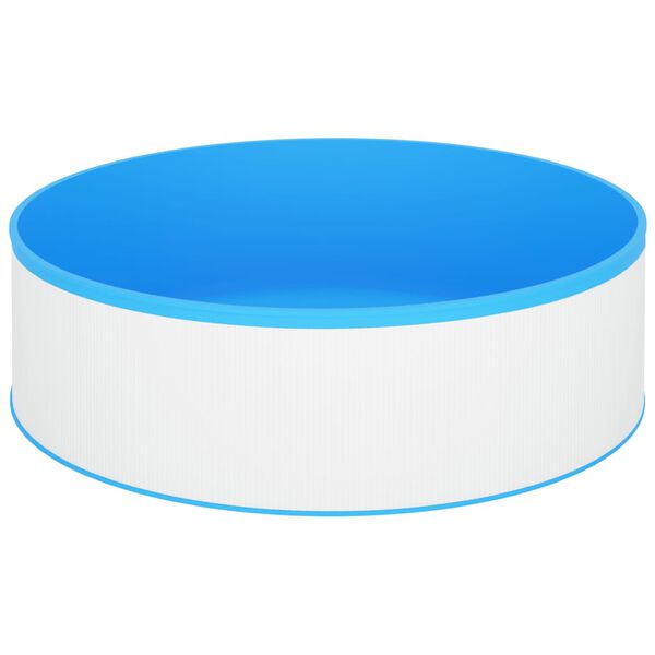 vidaXL Planschbecken 350x90 cm Weiß