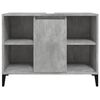 vidaXL Waschbeckenunterschrank Betongrau 80x33x60 cm Holzwerkstoff