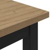 vidaXL Bank Kunsthandwerk Eiche 200 x 35 x 45 cm Holzwerkstoff