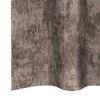 vidaXL Samtvorh&auml;nge mit Vorh&auml;ngen 2 pcs Cappuccino 245 x 140 cm Samt