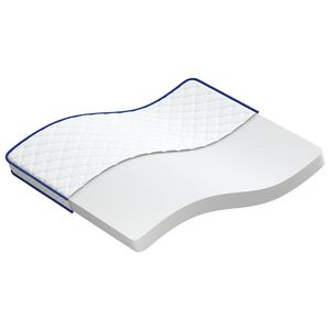 vidaXL Matratze Wei&szlig; 200 x 180 x 17 cm PU-Schaum