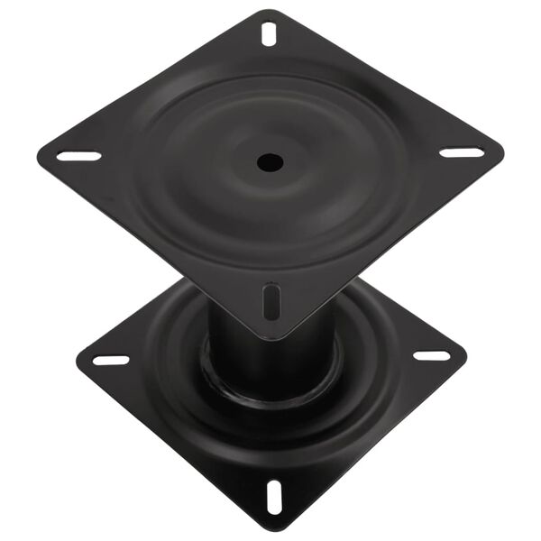 vidaXL Stuhlfu&szlig; f&uuml;r Bootssitz Schwarz 18 cm Stahl