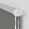 vidaXL Verdunkelungsrollo Grau 120x150cm Stoffbreite 116,6cm Polyester
