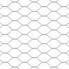 vidaXL Zaunpfosten Grau 100 x 0,8 m (36 mm Maschenweite) Stahl und PVC