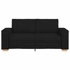 vidaXL 2-Sitzer Sofa Schwarz 180x78x84 cm Stoff