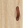 vidaXL Highboard Sonoma-Eiche 69,5x34x180 cm Holzwerkstoff