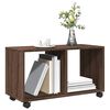 vidaXL Rollschrank Braun Eichen-Optik 72x33x42,5 cm Holzwerkstoff