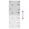 vidaXL Duschrollo 100x240 cm Stoffbreite 96 cm