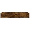 vidaXL Bettgestell mit Schubladen R&auml;uchereiche 90x200cm Holzwerkstoff