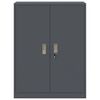 vidaXL Aufbewahrungsschrank Anthrazit 80 x 40 x 105 cm Stahl