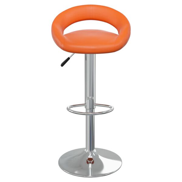 vidaXL Barhocker Orange Kunstleder