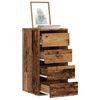 vidaXL Kommode Altholz-Optik 40x41x76 cm Holzwerkstoff