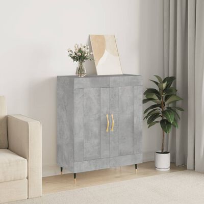 vidaXL Sideboard Betongrau 69,5x34x90 cm Holzwerkstoff