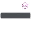 vidaXL Raseneinfassung 10 Stk. 20 x 103 cm Kaltgewalzter Stahl