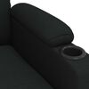 vidaXL Massagesessel Schwarz Stoff
