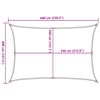 vidaXL Sonnensegel 160 g/m&sup2; Orange 4x6 m HDPE