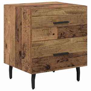 vidaXL Nachttisch Altholz 40 x 35 x 47,5 cm Holzwerkstoff