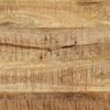 vidaXL Esstisch 110x55x75 cm Raues Massivholz Mango und Eisen