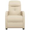 vidaXL Relaxsessel Creme Stoff