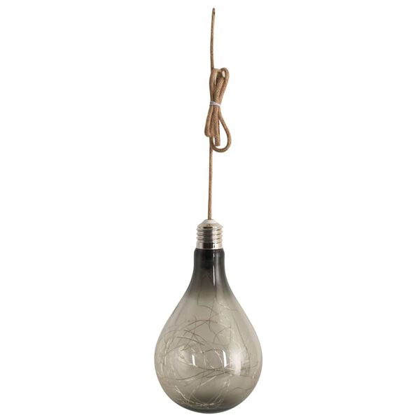 Luxform Lighting LED-Gl&uuml;hbirne mit Seil und Batterie PS160 Transparent