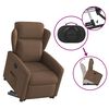 vidaXL Relaxsessel mit Aufstehhilfe Braun Stoff