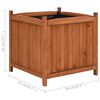 vidaXL Hochbeete 2 Stk. 50x50x50 cm Tannenholz