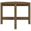 vidaXL Couchtisch Honigbraun &Oslash; 62,5x45 cm Massivholz Kiefer