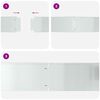 vidaXL Rasenkanten 20 pcs Silber 100 x 25 x 0,07 cm Verzinkter Stahl