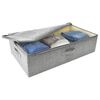 vidaXL Aufbewahrungsboxen 2 Stk. Stoff 70x40x18 cm Grau