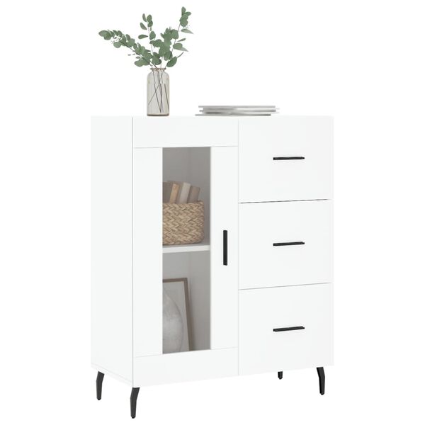 vidaXL Sideboard Wei&szlig; 69,5x34x90 cm Holzwerkstoff